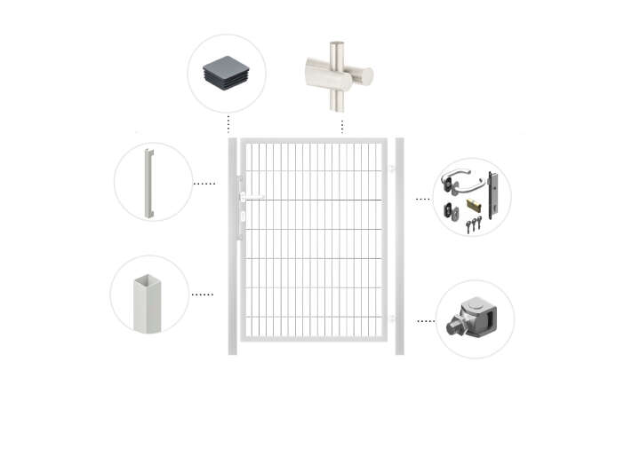 Gartentor voll Rahmen